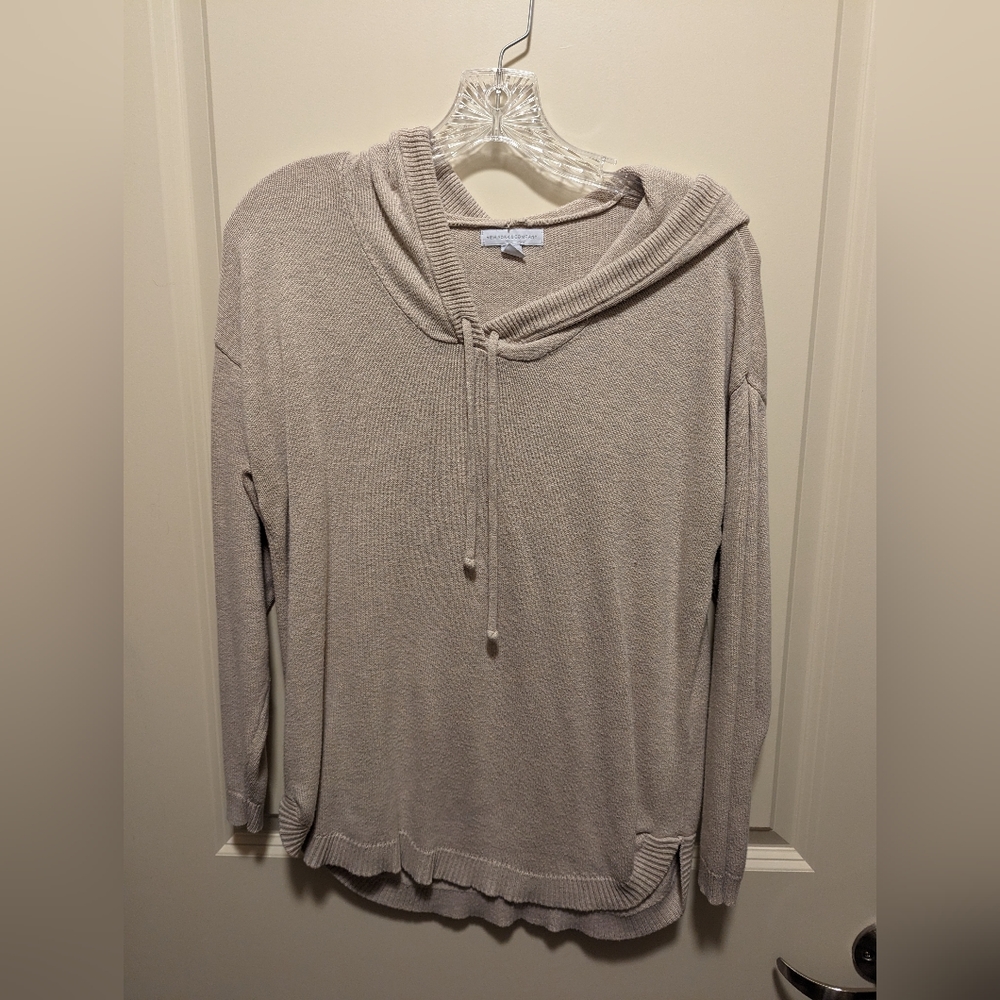 3/4 Knit Hooded Sweater